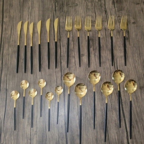 24pcs Stainless Steel Cutlery Set - Picture 7 of 8